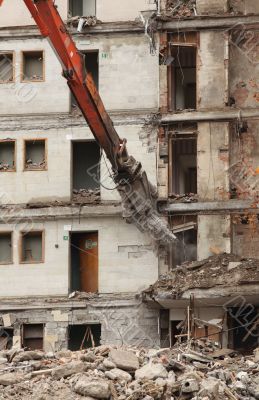 demolition of old buildings