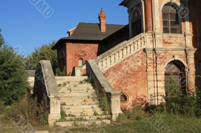 Stone staircase, built in the seventeenth century