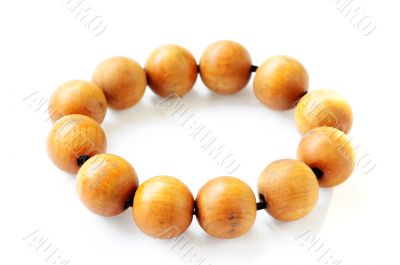 Wooden prayer beads