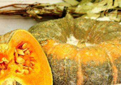 Facade of High-tech style building