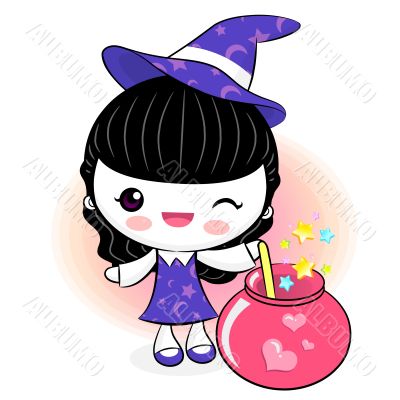 Love potions to make little witch. Little Witch Character