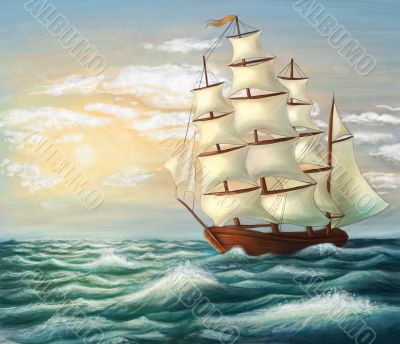 Sailing ship