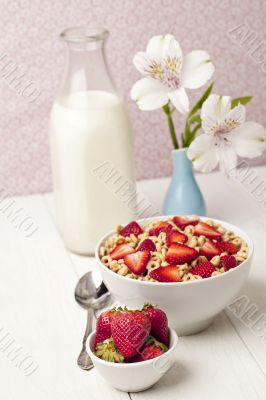 red berries cereal