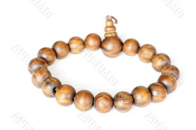 Wooden buddhist beads