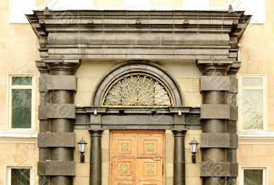 Entrance of the monumental building