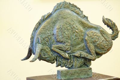 sculpture of  bul