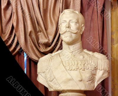Sculptural portrait of Emperor  Nicholas II