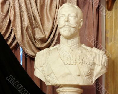 Sculptural portrait of Emperor  Nicholas II
