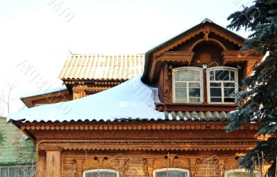 facade of an rural house