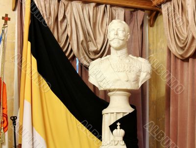 Sculptural portrait of Emperor  Nicholas II