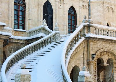 staircase of the church
