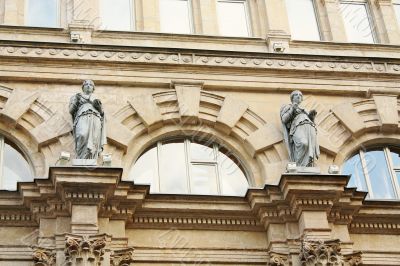 facade of the  historic building