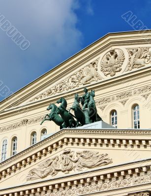 Facade of Bolshoi Theatre