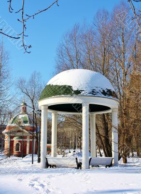 gazebo in  park
