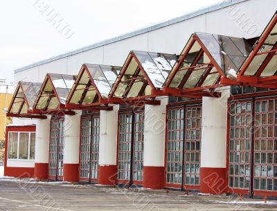 building of fire service unit