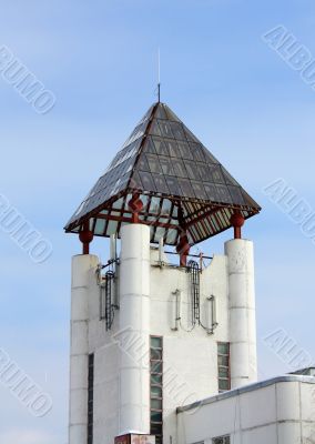 Tower of fire service unit