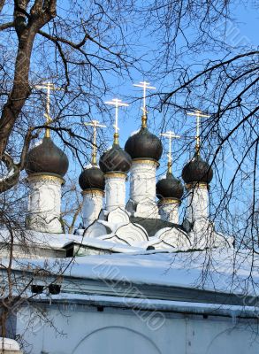 orthodox church in sun light