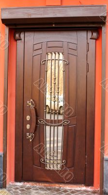 Brown door