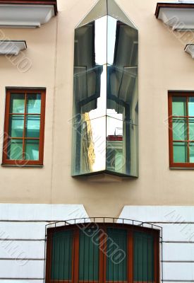 Wall of the office building 