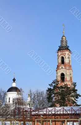 church and belfry of the St. Nicholas Berlyukovsky Monastery 
