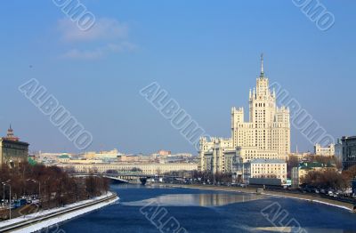 Moscow River in the spring