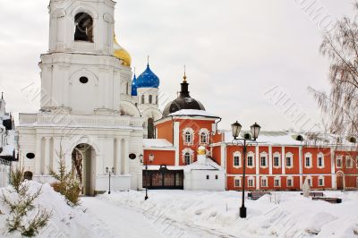 Internal square of the Nicholas Ugreshsky Monastery