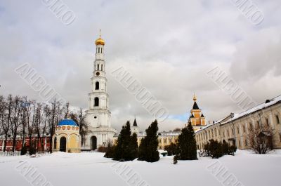 Internal square of the Nicholas Ugreshsky Monastery