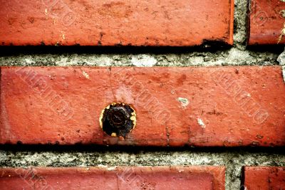 Red brick background