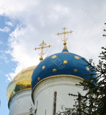 Domes of Holy Trinity Sergius Lavra