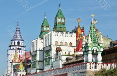Izmailovo. View of the  Kremlin  towers