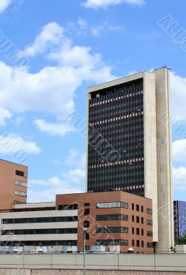 High-tech style building