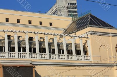 Balcony of a historic building