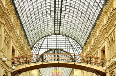 Skylight of the large building