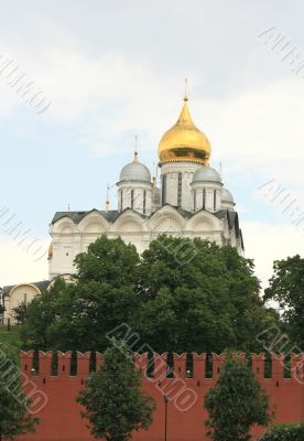 Domes of Moscow Kremlin