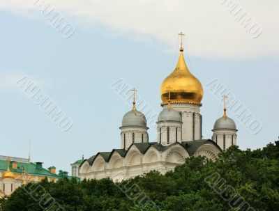 Domes of Moscow Kremlin