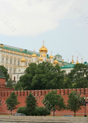 Domes of Moscow Kremlin