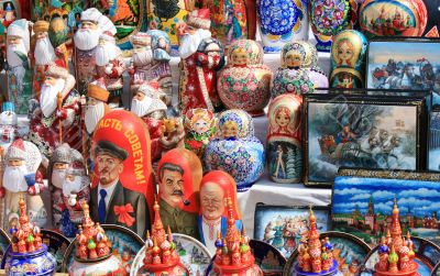 Nesting dolls for tourists