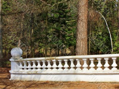 Railings of the historic building’s main entrance