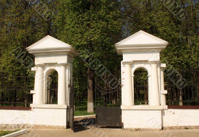 Old gate of the Empire style