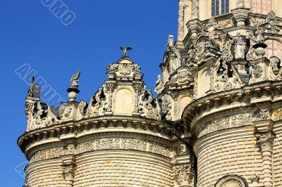 Construction of the seventeenth century in baroque style (detail Construction of the seventeenth century in baroque style (detail