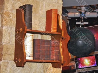 Antique books on astronomy