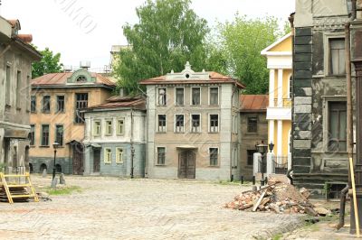 Shooting area at the studio