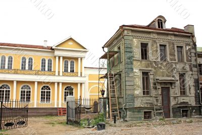 Shooting area at the studio