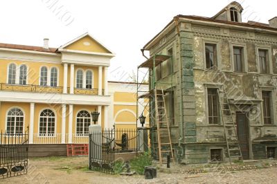 Shooting area at the film studio