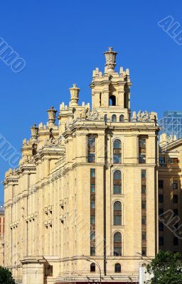 Ukraine Hotel building (detail)