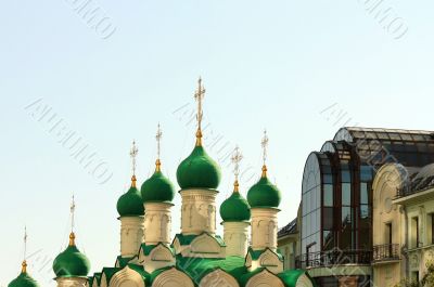 Green churches domes