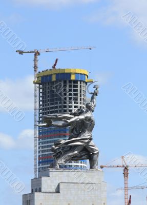 Monument `Worker and Collective Farm Girl`
