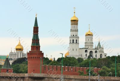 Domes of Moscow Kremlin