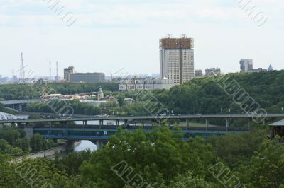 Bridge through Moscow River