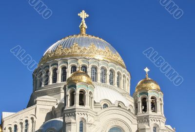 Domes of the Naval Cathedral of St. Nicholas 